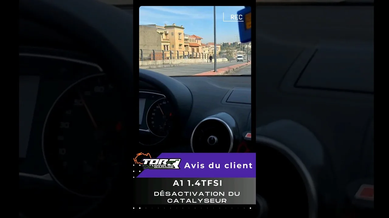 FEEDBACK DU CLIENT: AUDI A1 1.4TFSI Désactivation du #catalyseur #scanner #tirage #moteur #shorts