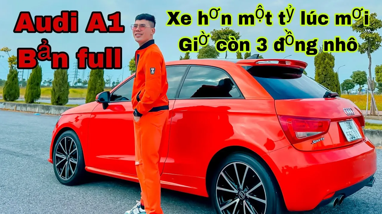 Trop bon marché pour une voiture de luxe Audi A1 version complète avec volant et pré-entretien et embellissement