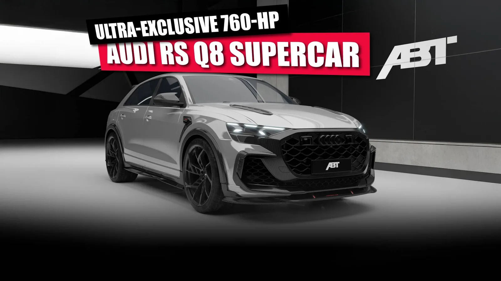 ABT Gives Audi’s RS Q8 Supercar Power In Exclusive Legacy Edition