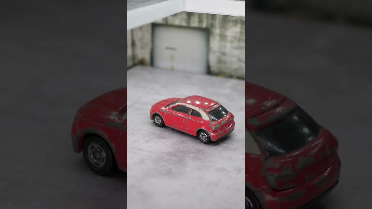 A Tomica Audi A1 with peeling paint#SHORTS