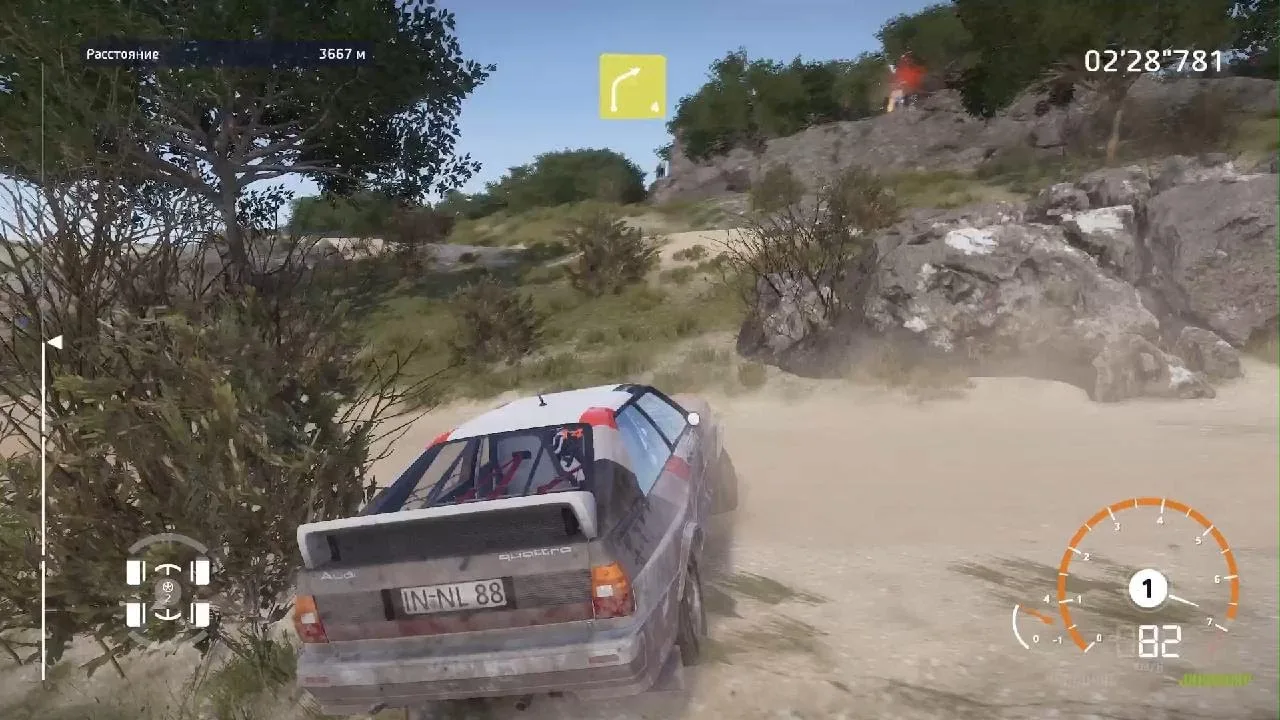 WRC Generations Audi quattro A1-1981 Cuchila Nevada(зеркал.) Rally Agentina