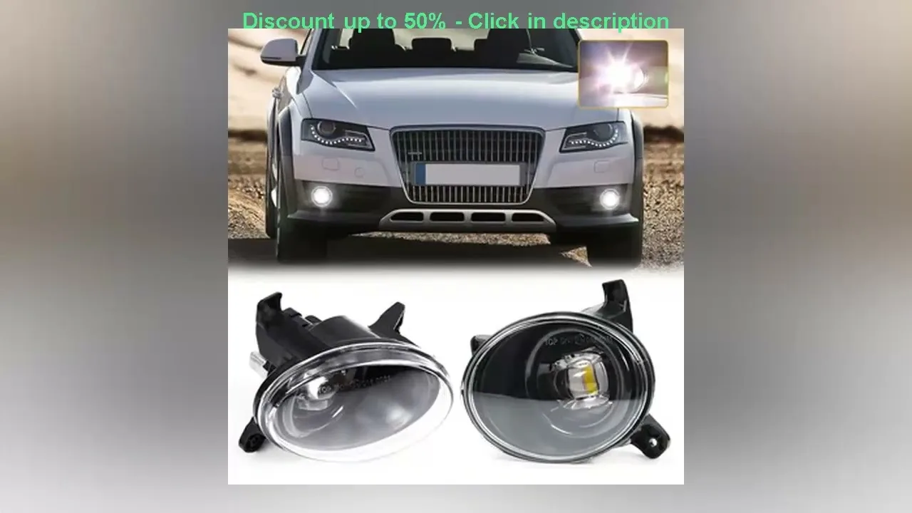 Pour Audi A1 A4 Wagen A5 A6 B8 C7 Q3 2009 2011 2011 2012 2013 Passat CC 2008 – 2012 LED FOG
