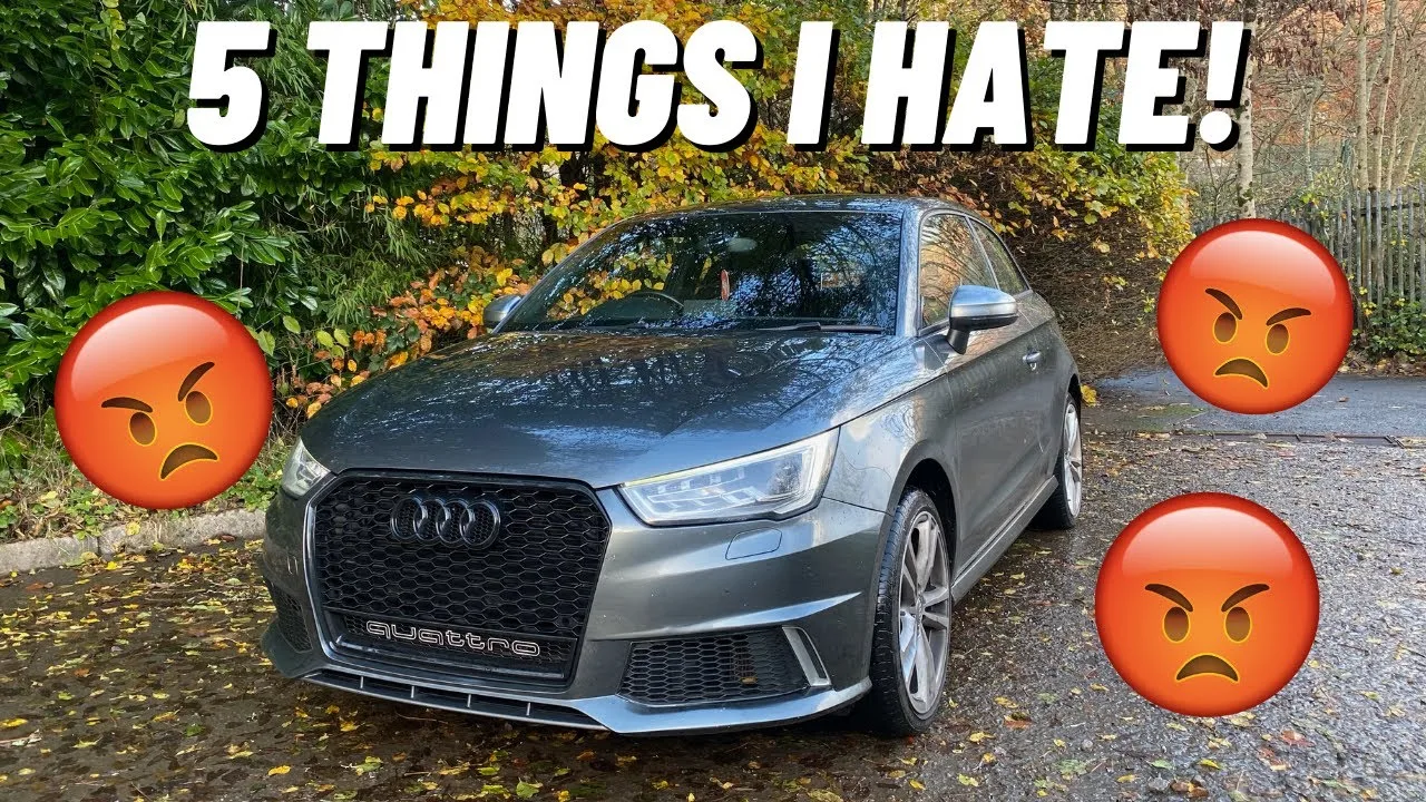 Top 5 des choses que je *déteste* à propos de l’Audi S1