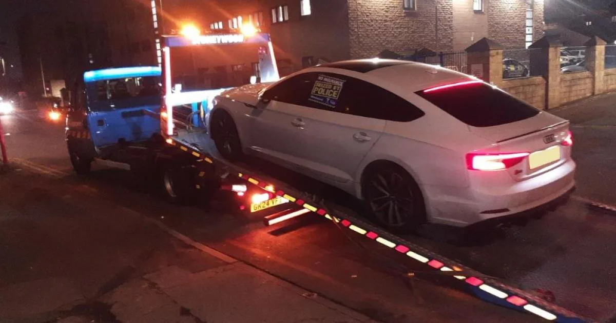 Manchester Road: Audi vu la lumière à droite est saisie | Bradford Telegraph et Argus