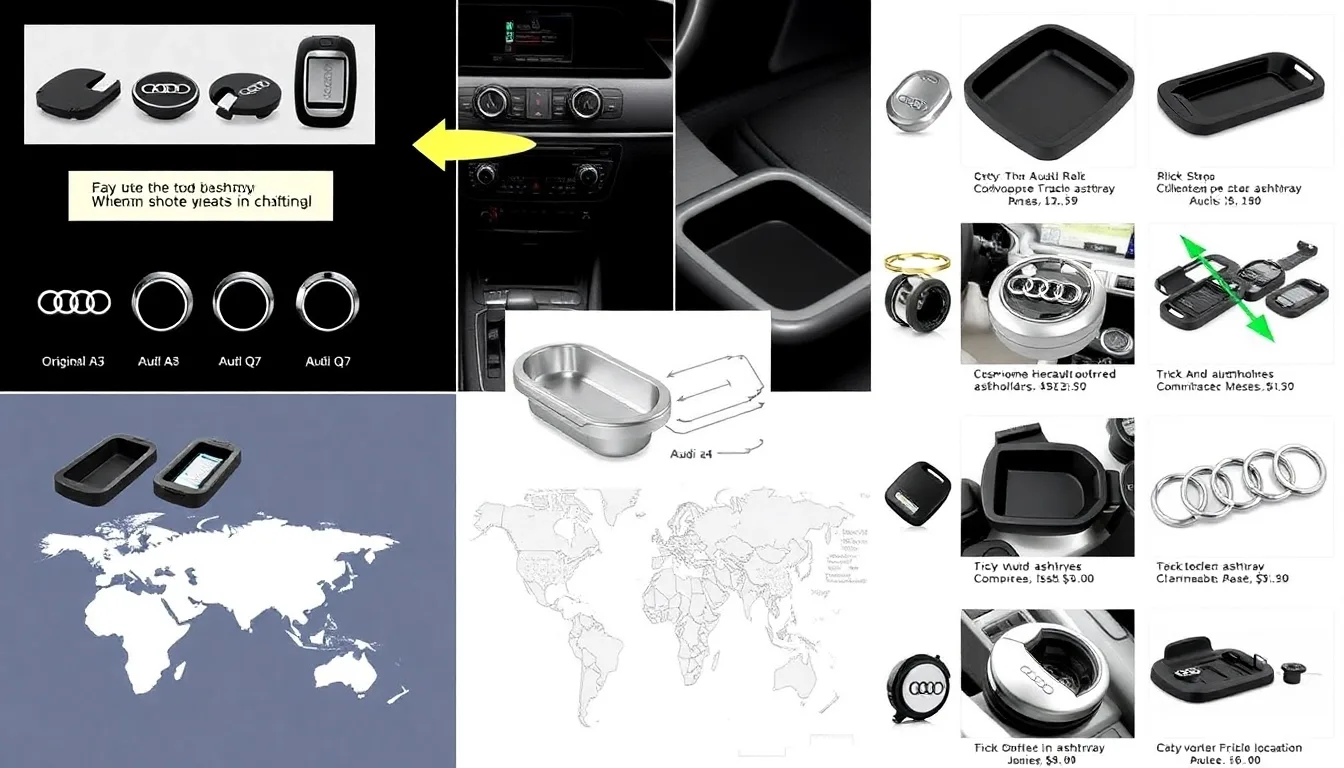 Cendrier Audi : Guide d’Achat Complet pour Optimiser Votre Espace Automobile