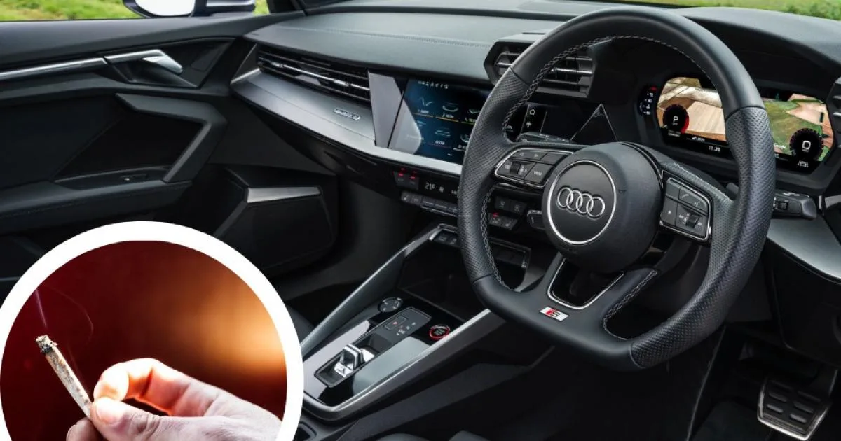 Un adolescent chargé de conduire Audi alors qu’il est élevé sur le cannabis