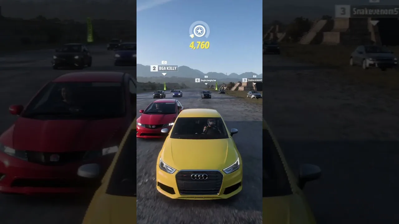 Audi S1 Drag Race | forza horizon 5 | #hunnysingh #forzahorizon5 #shotrs #audi #audis1 #reels #g29