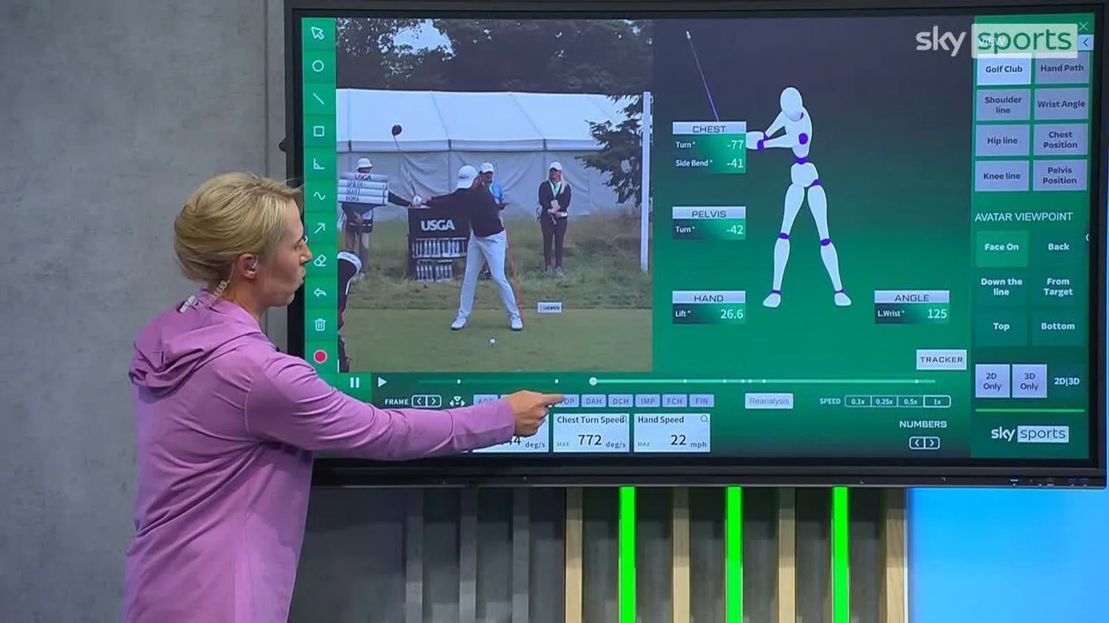 AUDI Performance Zone: Spieth’s Golf Swing Analysed – Sky Sports