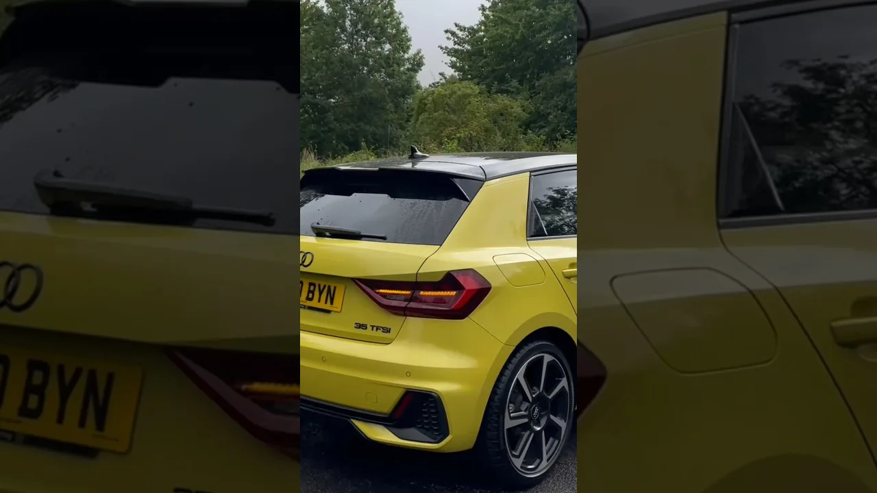 A1 Contrast Edition Stylish Features #audi #cambridge #contrast #pythonyellow