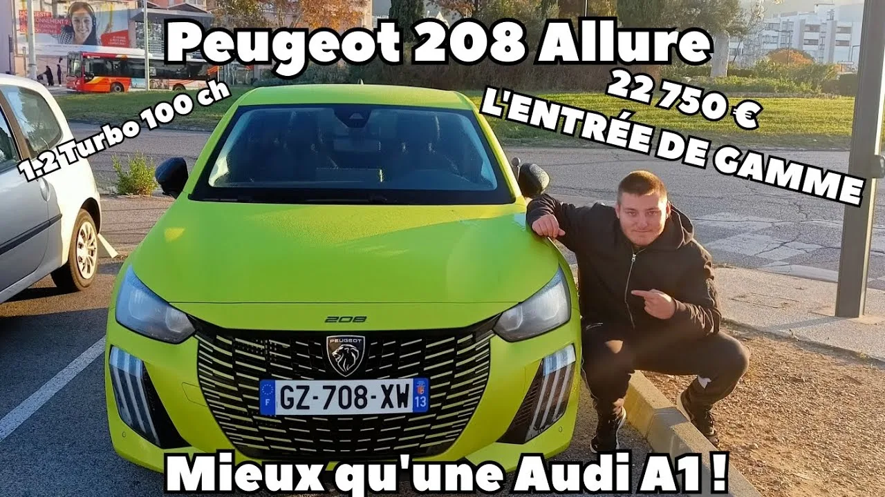 NEW Peugeot 208 Allure : Meilleure qu’une Audi A1 !