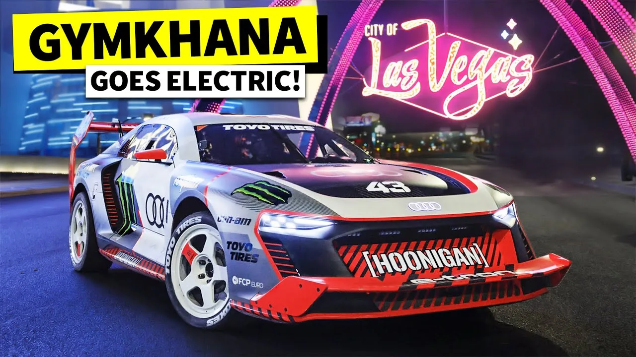 ELECTRIKHANA de Ken Block : terrain de jeu à enjeux élevés ; Las Vegas, dans l’Audi S1 ​​HOONITRON