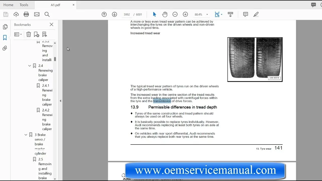 Manuel de réparation Audi A1 2016 PDF