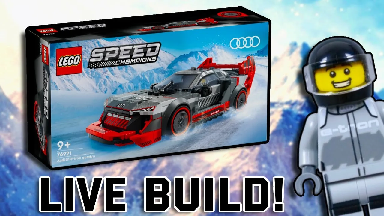 LEGO Speed ​​Champions Audi S1 ​​e-tron Quattro Live Build !