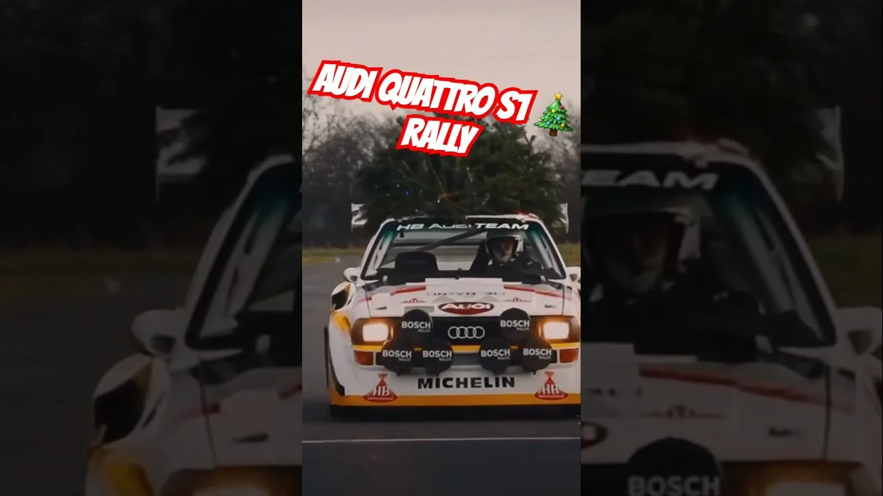 AUDI QUATTRO S1 RALLY 🎄VOITURE INCROYABLE
