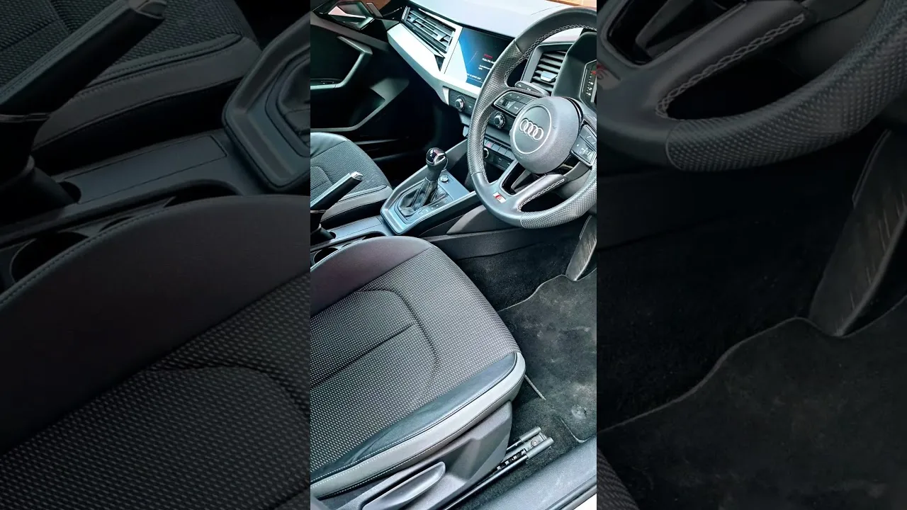 Before and after. Audi a1 in for an interior and exterior valet and detail.