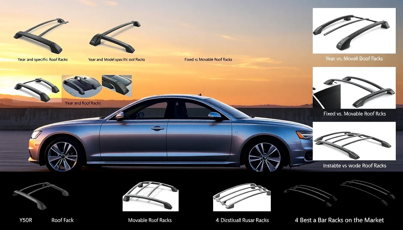 Barre de toit Audi A6 : Choisissez les Meilleures Options pour Votre Véhicule