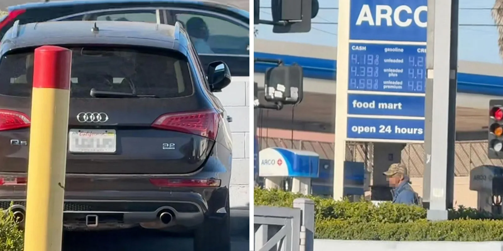 Ce mendiant est-il sorti d’une Audi?