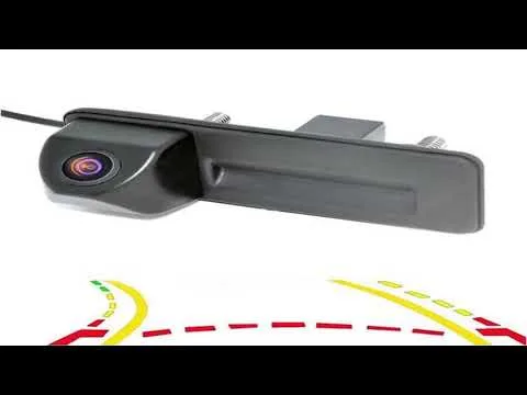 Trajectoire dynamique Tracks de stationnement Caméra de la ligne de coffre arrière de l’arrière-plan pour Audia1 Sko