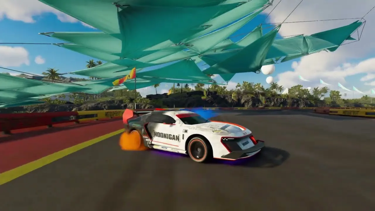 97ème au classement mondial HOONIGAN AUDI S1 e-tron quattro Hoonitron 2021 orange & bleu fumé
