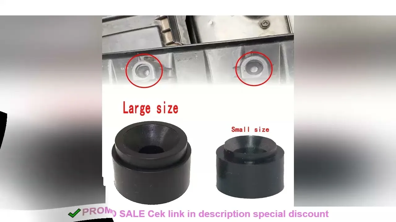 2PCS COUVERTURE DU MOTEUR DU REFFORME CLIP GROMET 07C103226 pour Audi A1 A3 A4 A5 A6 A7 A8 Q5 Q7