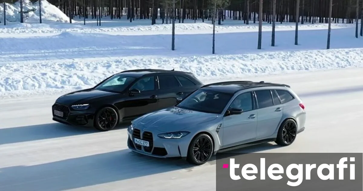 Test hivernal de caravanes puissantes : Audi RS4 Avant vs BMW M3 Touring – Telegraph