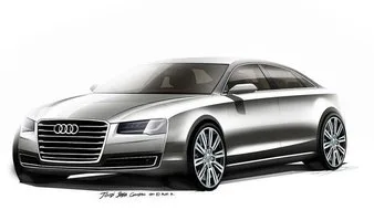Salon Francfort 2013 : Audi A8 restylée, premières images