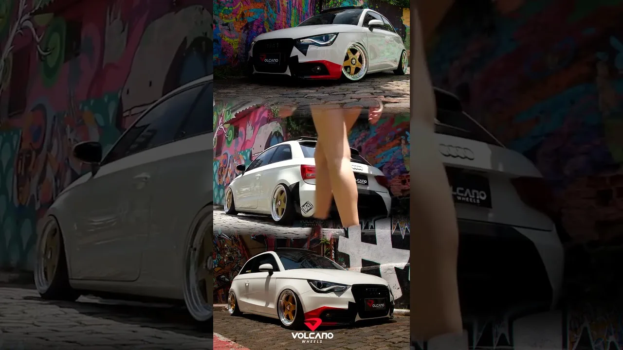 Audi A1: Volcano Euro 18 ”x8” #shorts