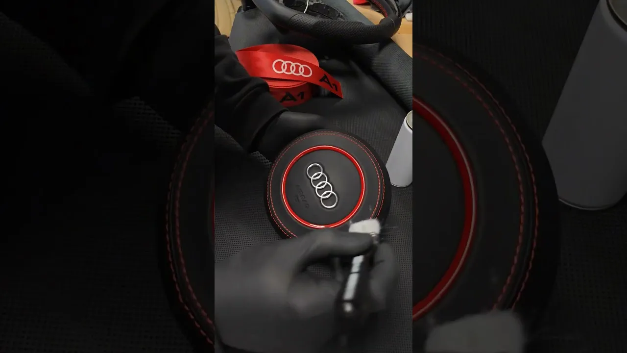🖤 BlackorGreen 💚  Installation Audi logo #audisline #audis1 #audia1sline #audia1