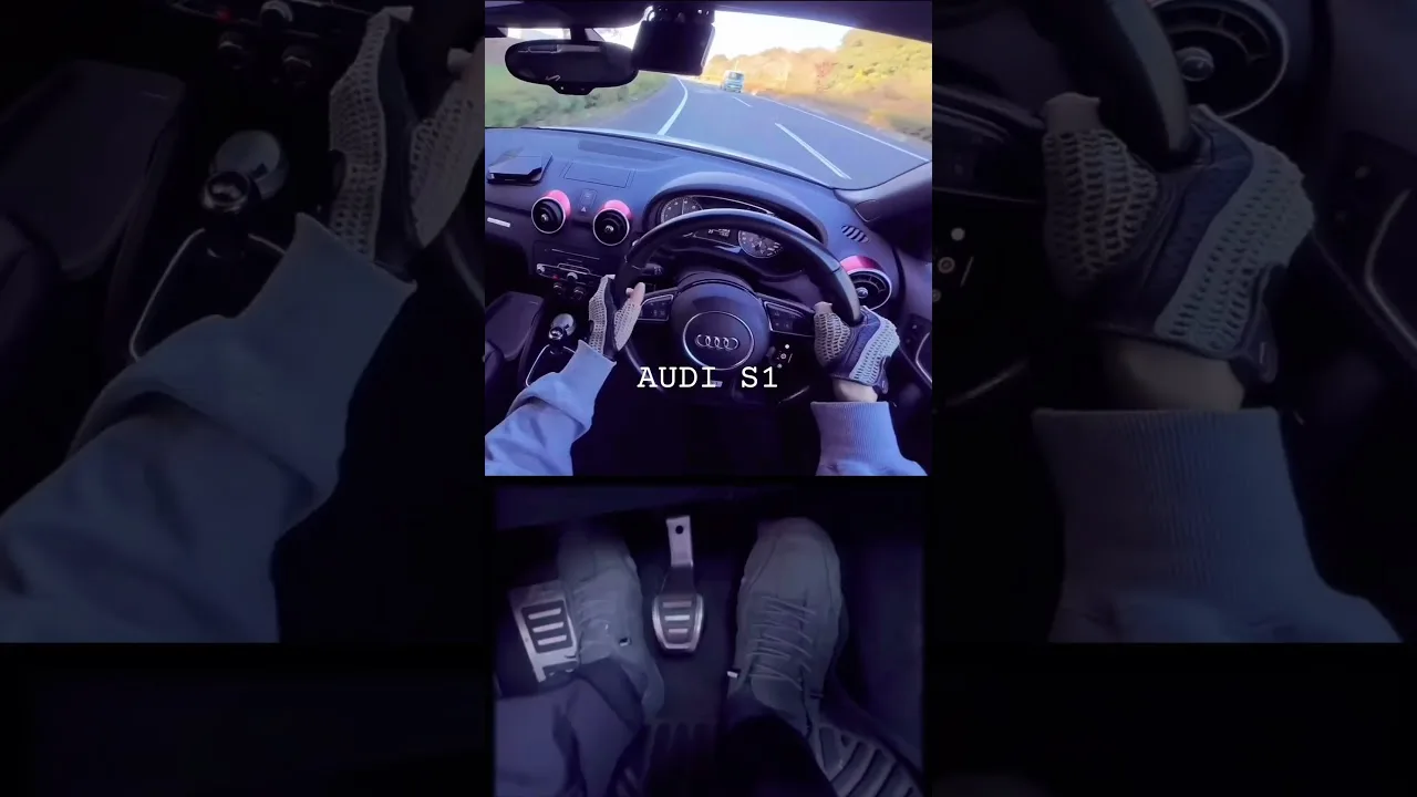 【AUDI S1】POV視点でドライブ#pov #足元 #マニュアル車 #audi #s1 #ドライブ #automobile