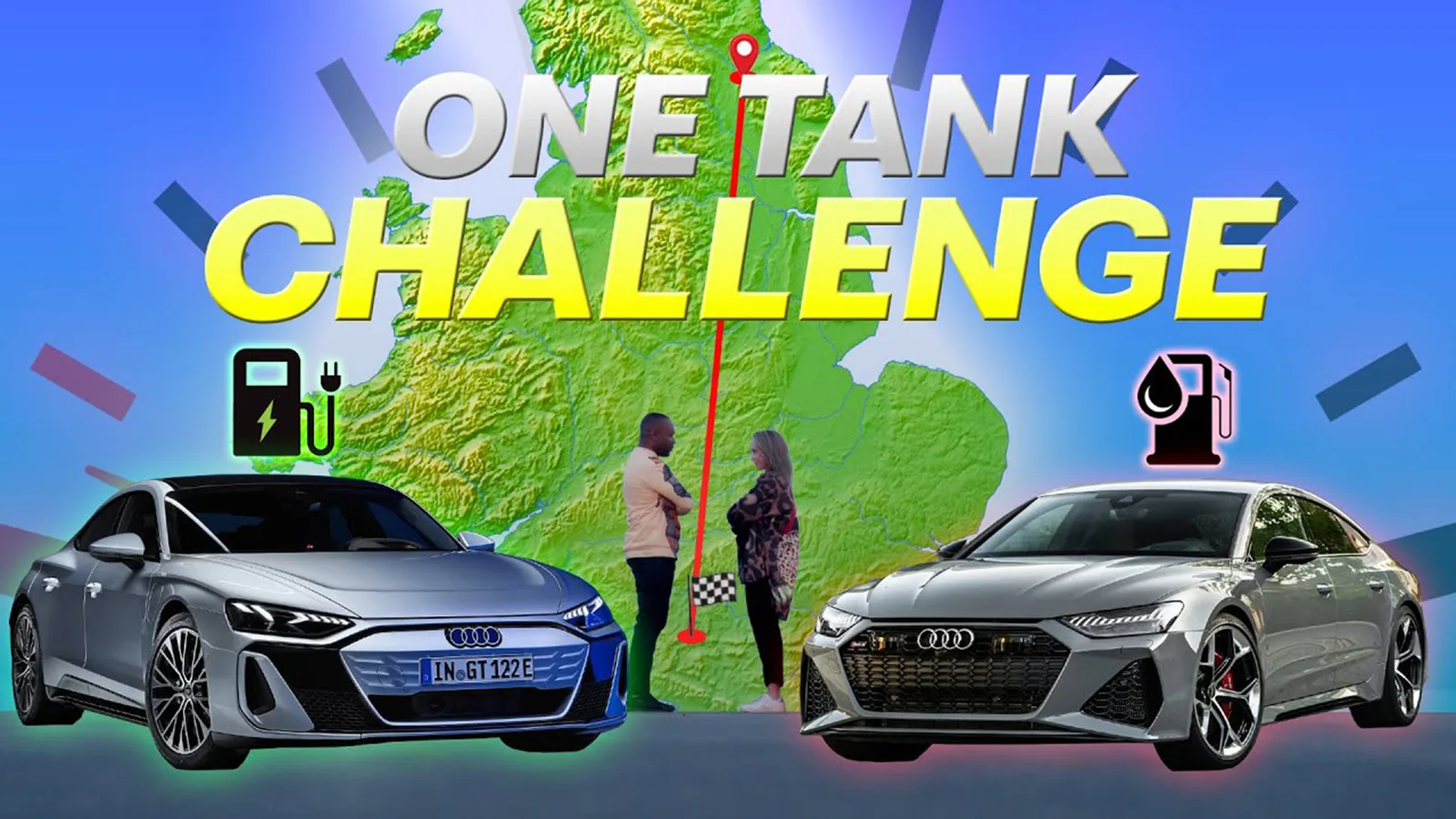 Vidéo | One Tank Challenge – Audi S E-tron GT vs RS7