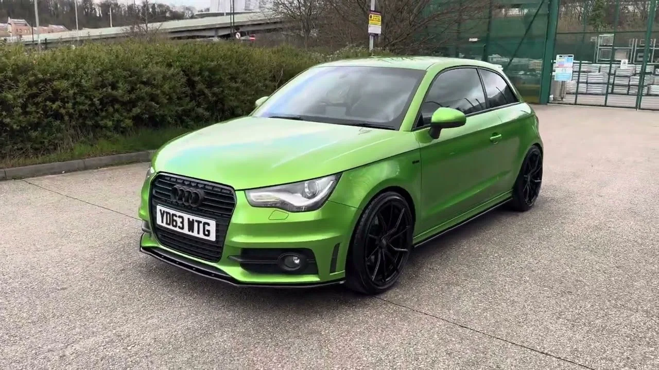 2013 Audi A1 2.0 TDI Black Edition 3dr Audi Exclusive Java Green – MODIFIED – BOLA ALLOYS – KIT
