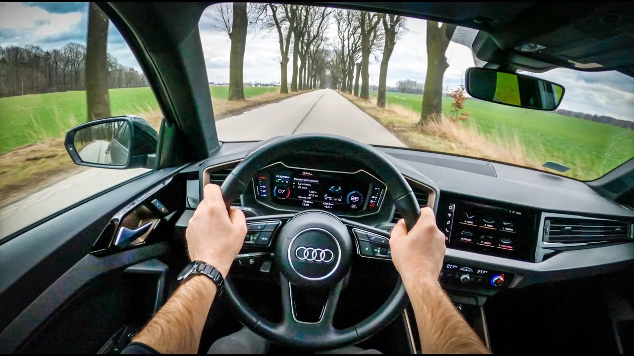 Audi A1 Sportback | Essai routier 4K POV #433 Joe Black