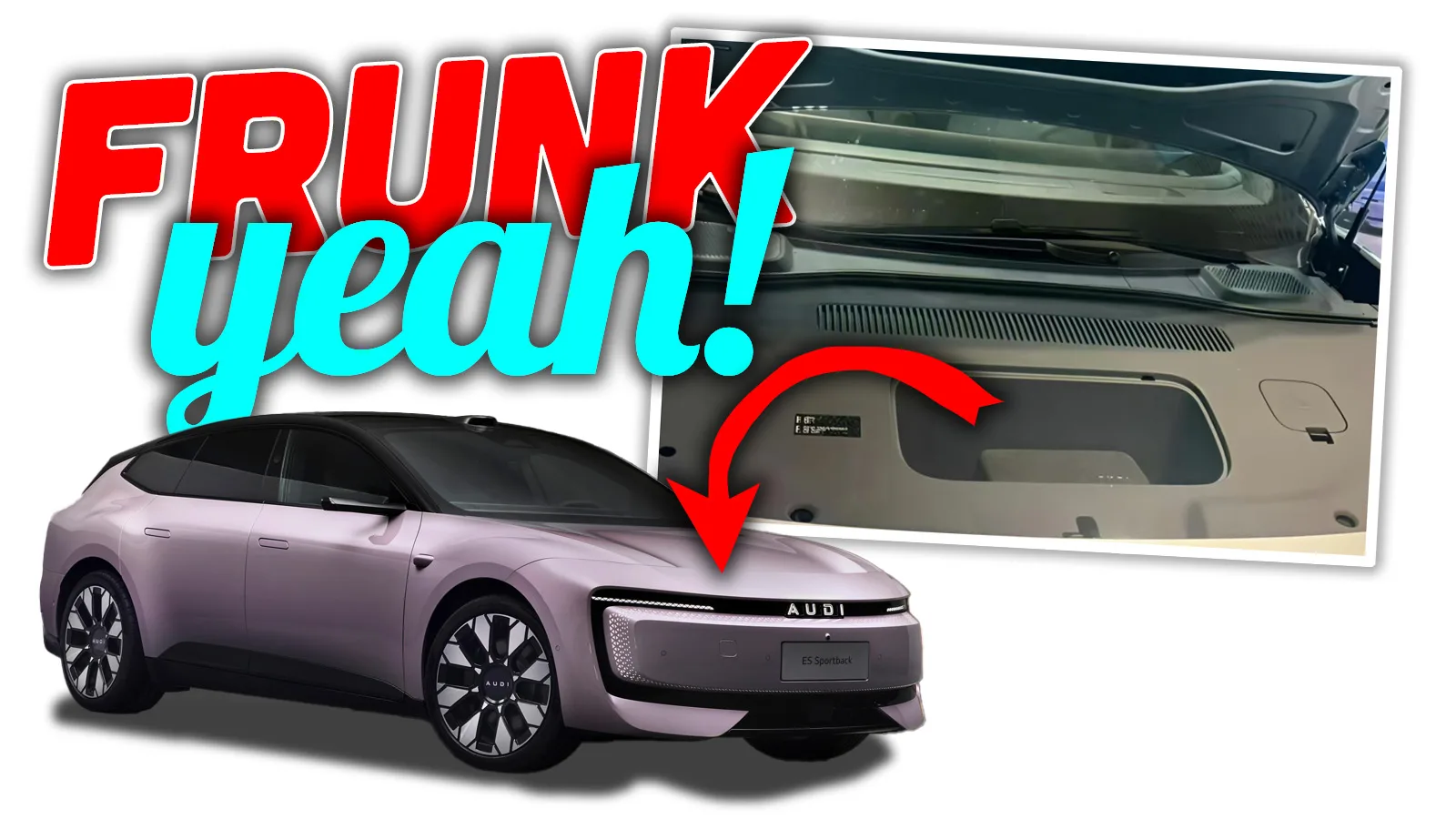 Cette minuscule Audi Frunk est hilarante mais je la salue fièrement