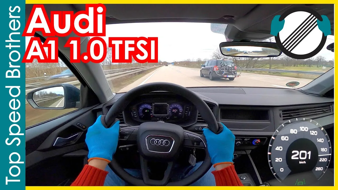 Audi A1 25 TFSI (2018) AUTOBAHN POV TOP SPEED 🚀 #TopSpeedBrothers