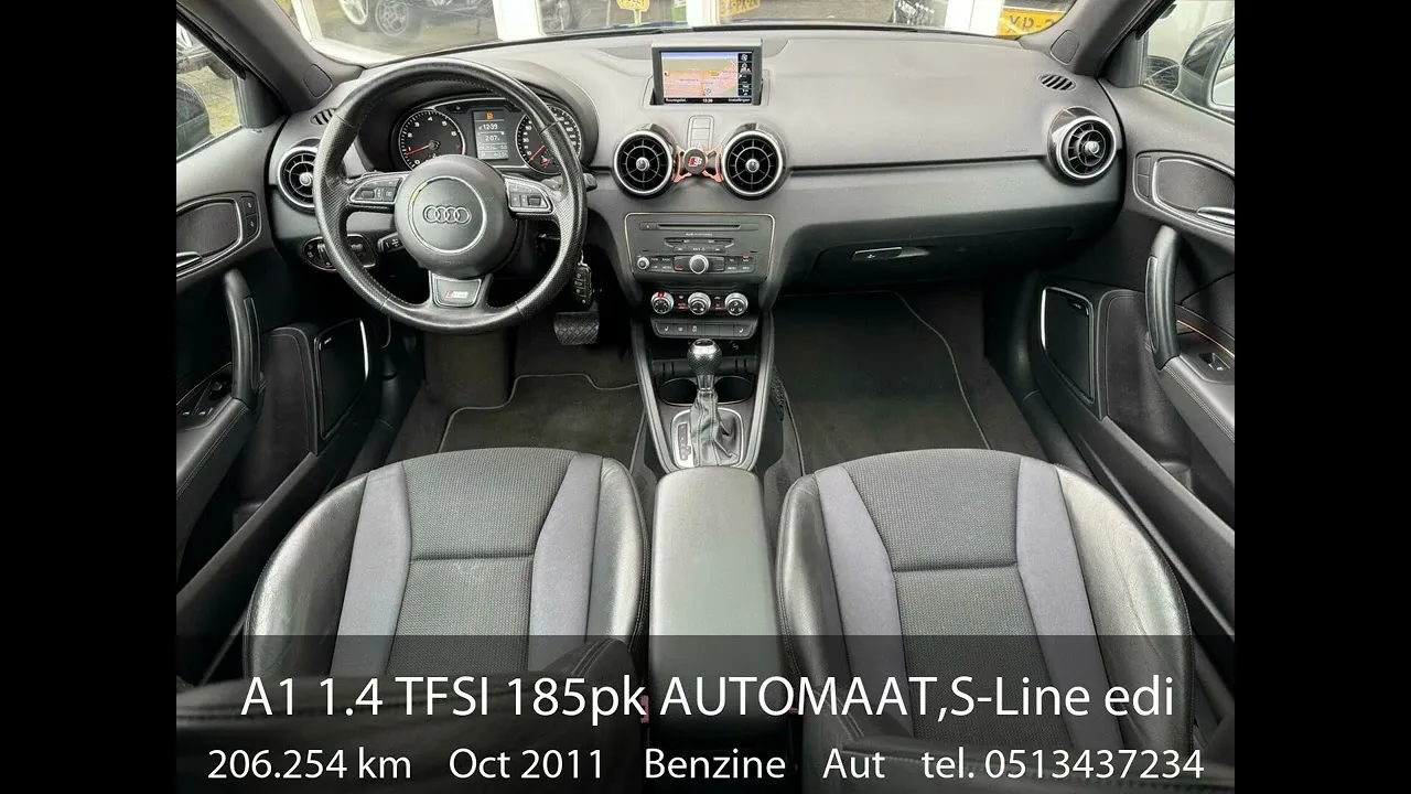 Audi A1 1.4 TFSI 185HP Automatic, S-Line Edition, Xenon, Navi, Panodak, LMV, PDC, SEATS SPORTS,