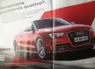 Le cabriolet Audi, en rouge et sur quatre pages