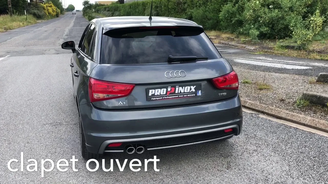 Proinox 28 échappement inox sur mesure Audi A1 1.4TFSI