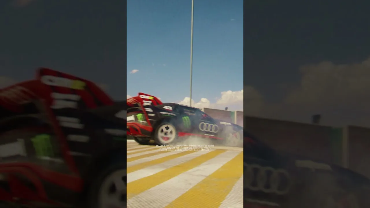 Drifting electrified the Audi S1 e-tron quattro Hoonitron*. #Audi #S1Hoonitron #ElectrikhanaTwo