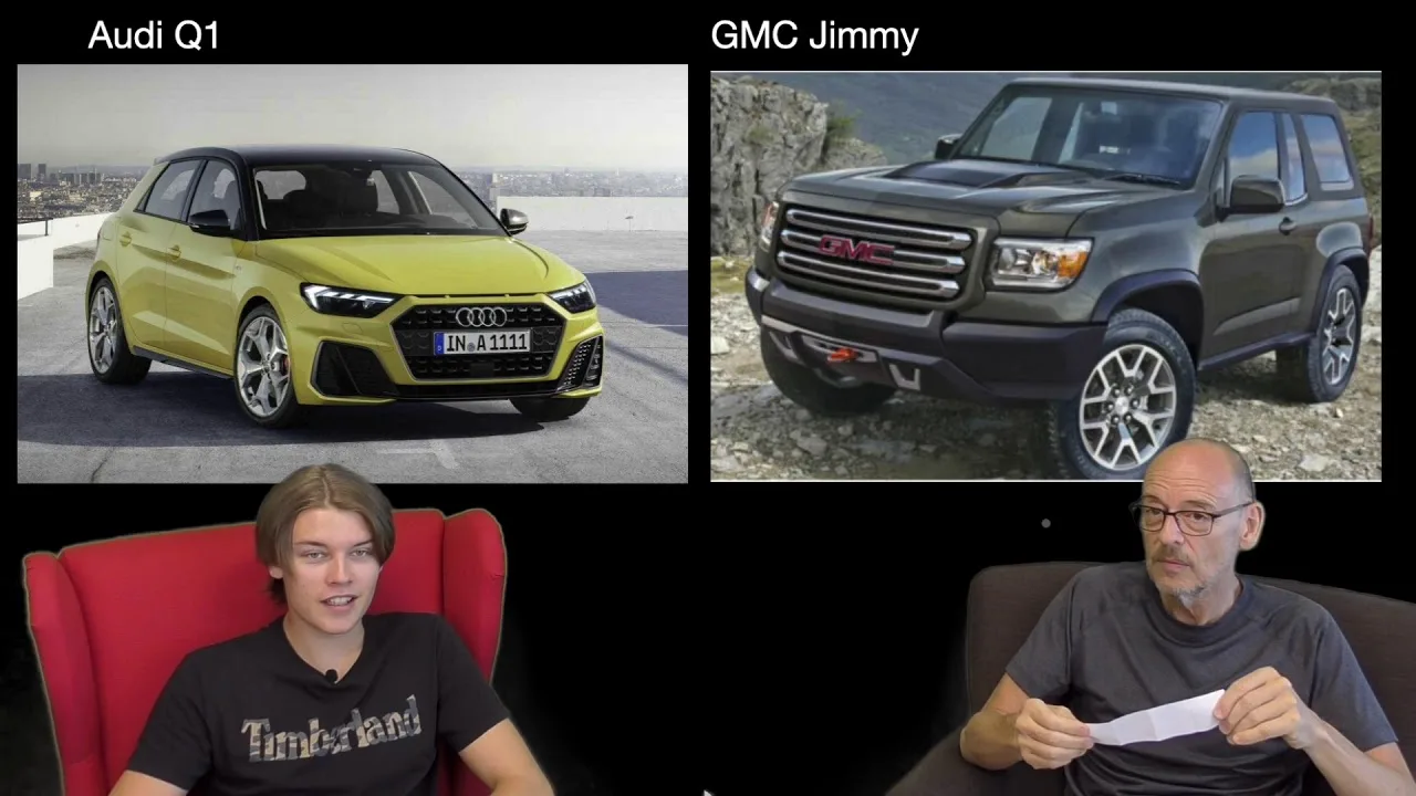Quel spectateur !! l’Audi Q1 s’attaque au nouveau GMC Jimmy, mais au look démodé