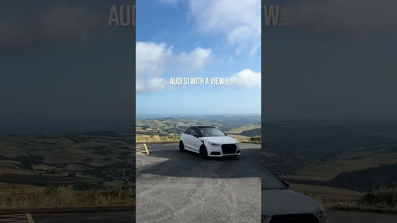 Audi S1 with scenic view #cars #photography #youtubevideo