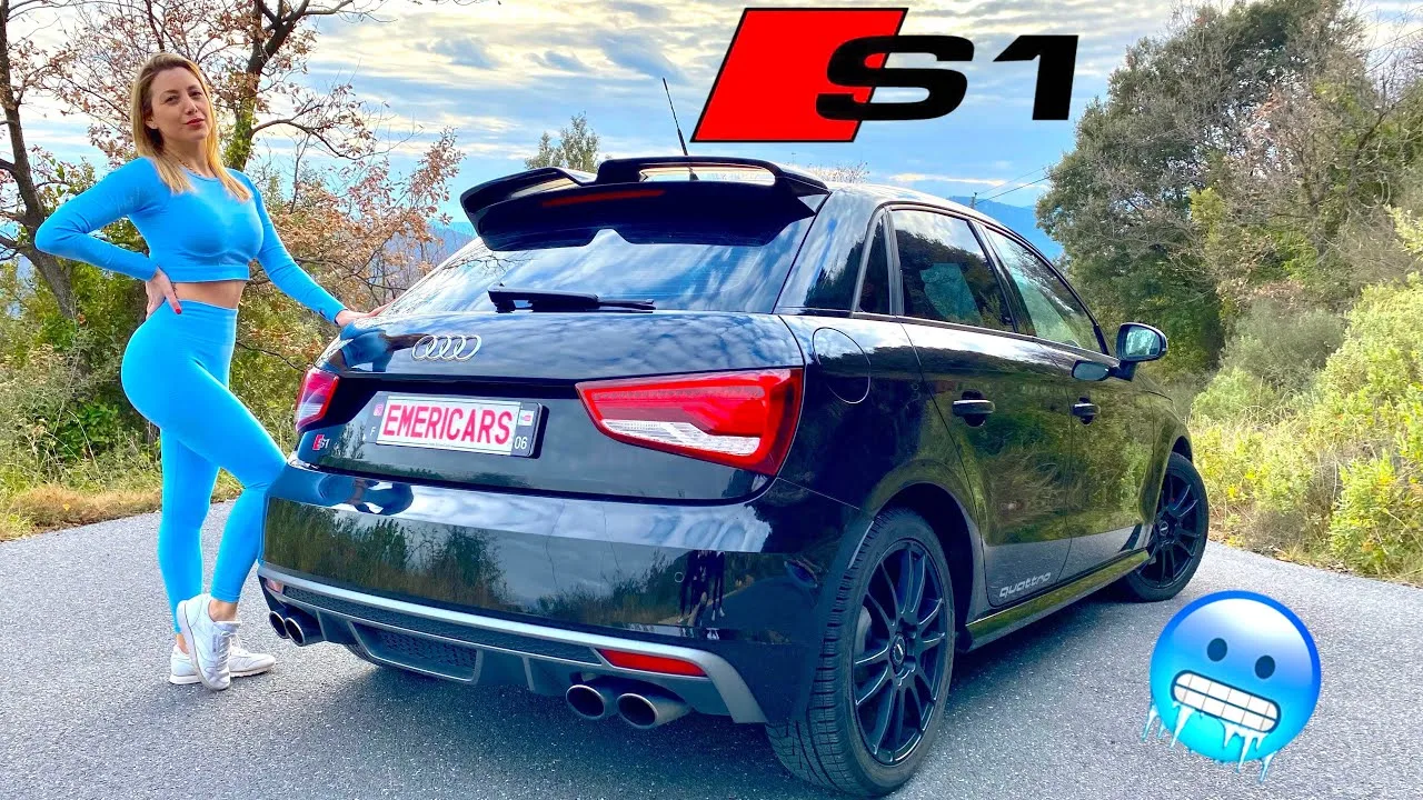 ELLE CONDUIT UNE AUDI S1 231CH😱 ATTENTION FEMME PILOTE💙⚠️