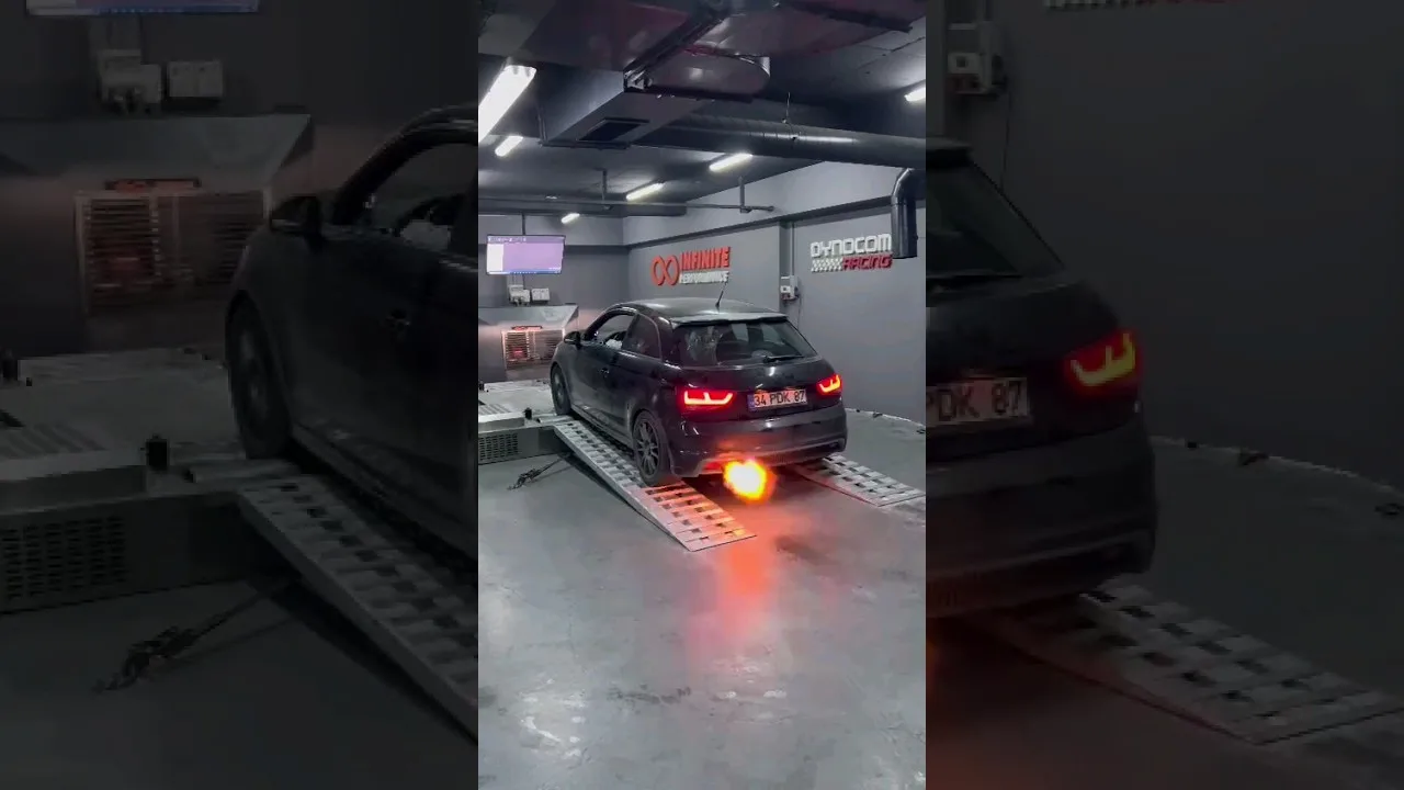 Attention ! 😎 Utilisation du réglage des puces Audi A1 Stage 3. L’heure du Dyno 🏁✌🏻
