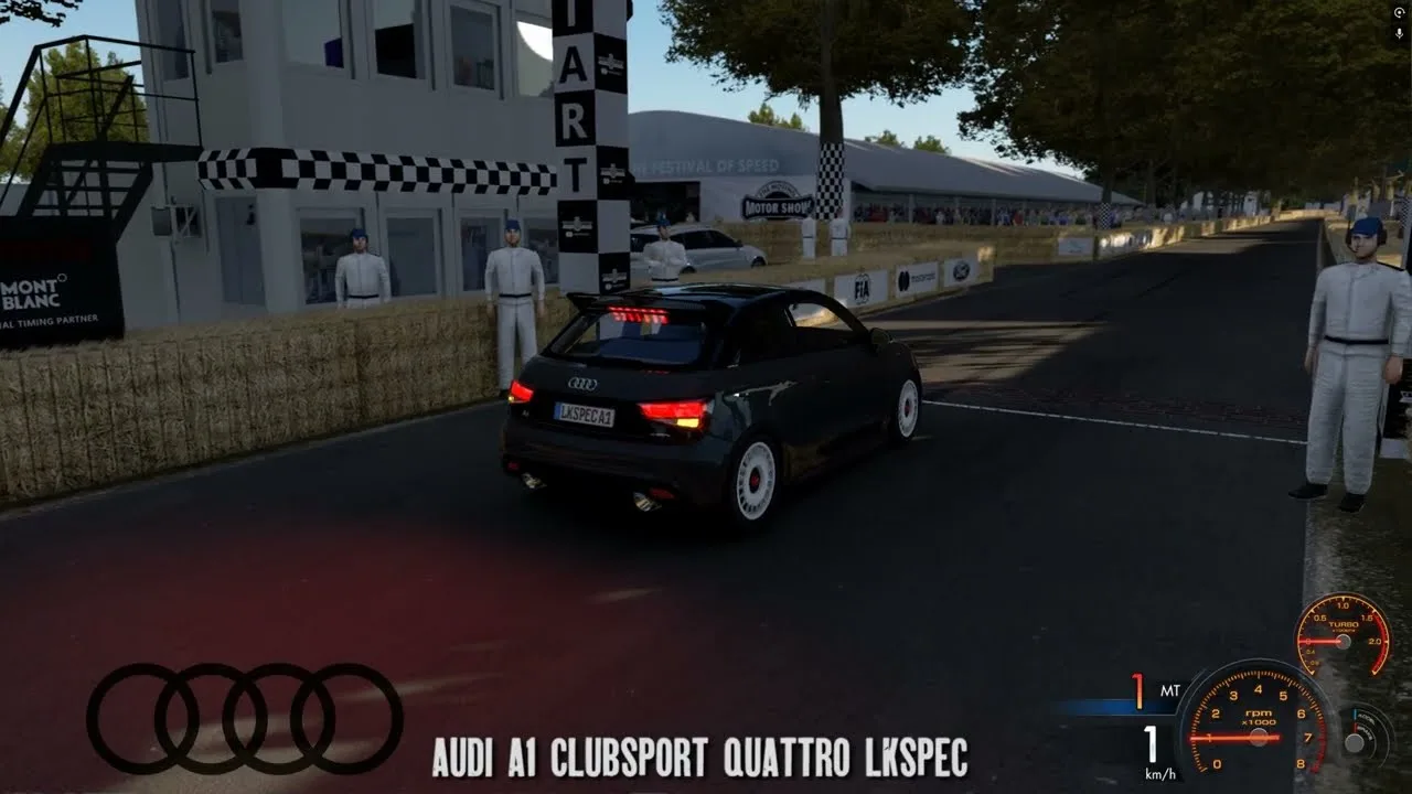 2011 Audi A1 Clubsport Quattro lkspec @ goodwood hillclimb (FOS)