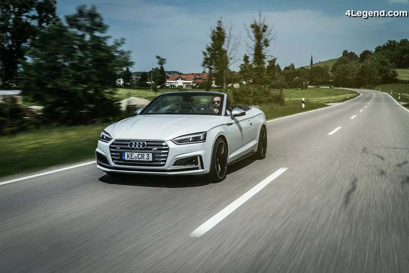 ABT Audi S5 Cabriolet – 425 ch et 550 Nm pour rouler cheveux au vent
