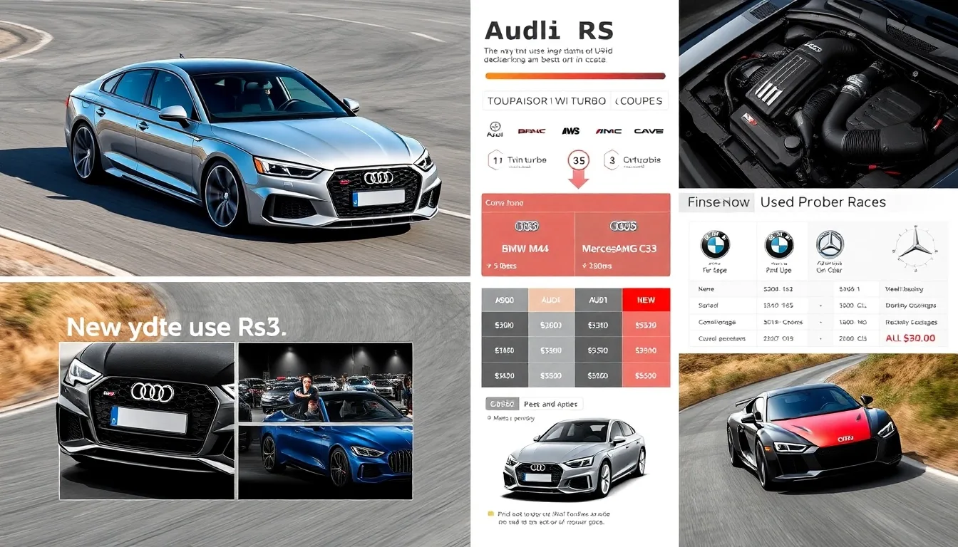 Découvrez l’Audi RS5 : Performances, Offres et Comparatifs