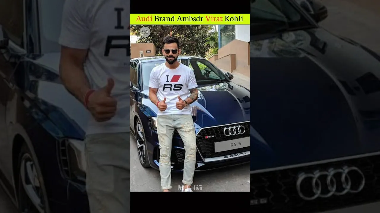 Viral Kohli, ambassadeur de la marque Audi Cars #shorts