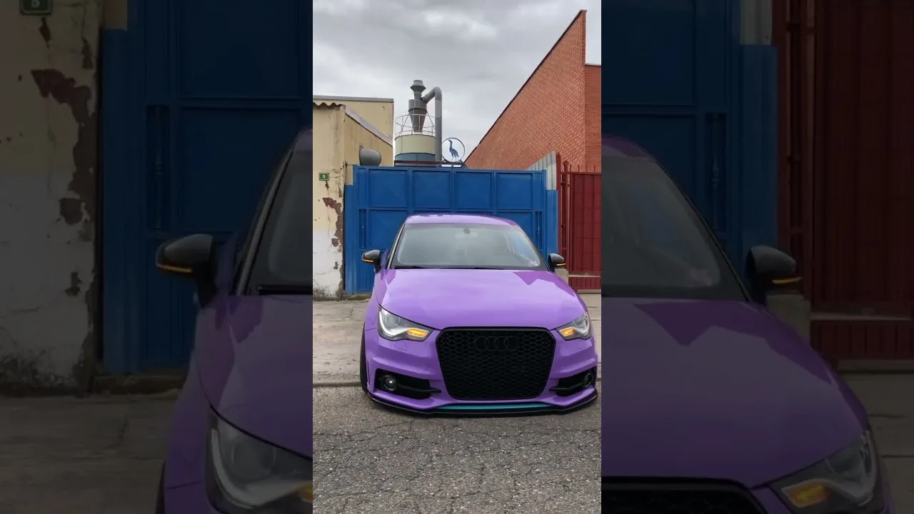 Audi a1 purple #audigirl #girl #audi #audiracing