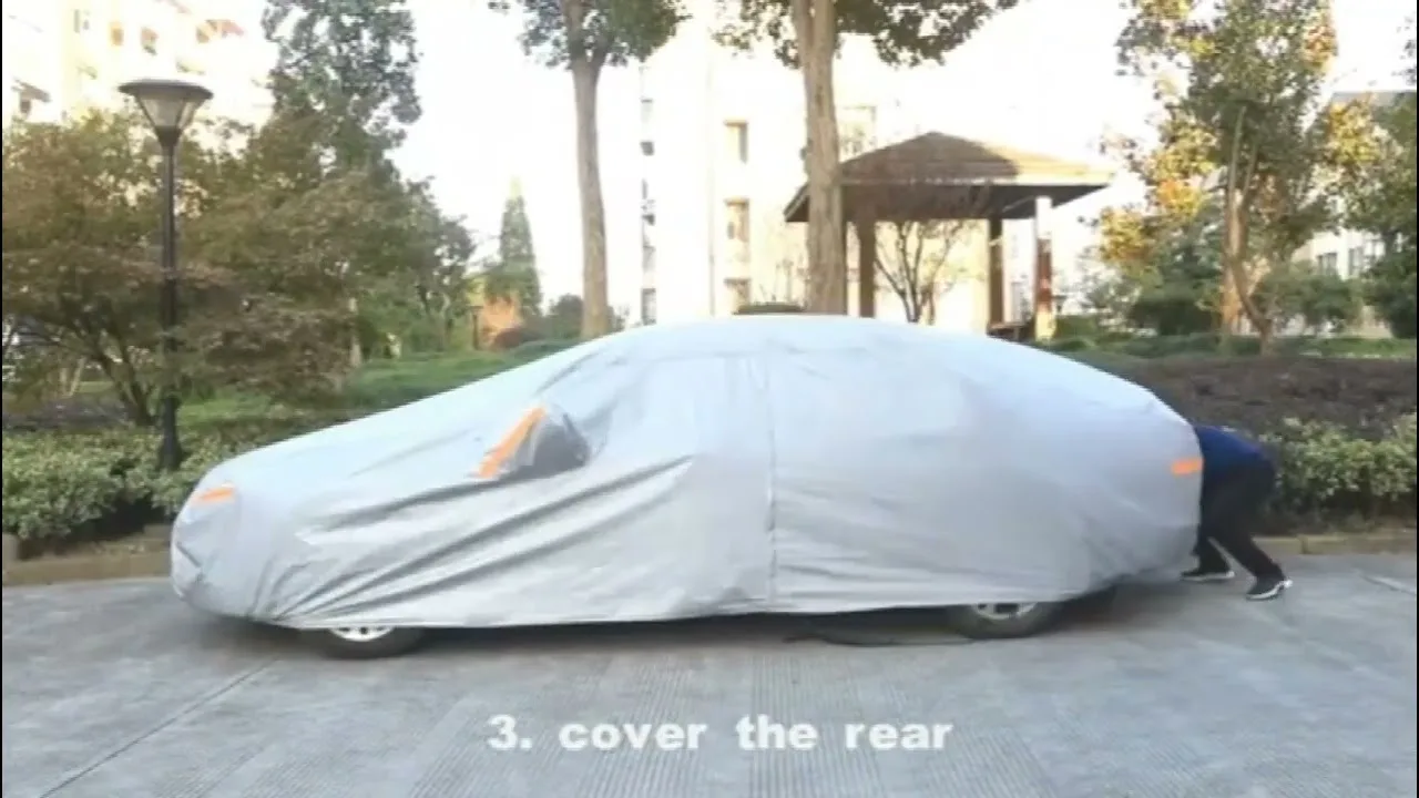 Kayme 4 couches Couverture de voiture étanche Ajustement personnalisé pour Audi A1 A3 A4 A5