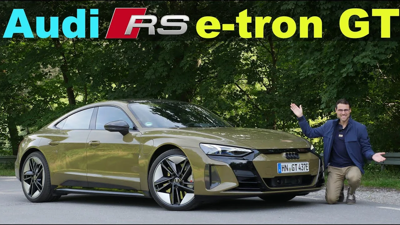 Audi E-tron GT RS 😮 EV Supercar Driving Review avec allemand Autobahn