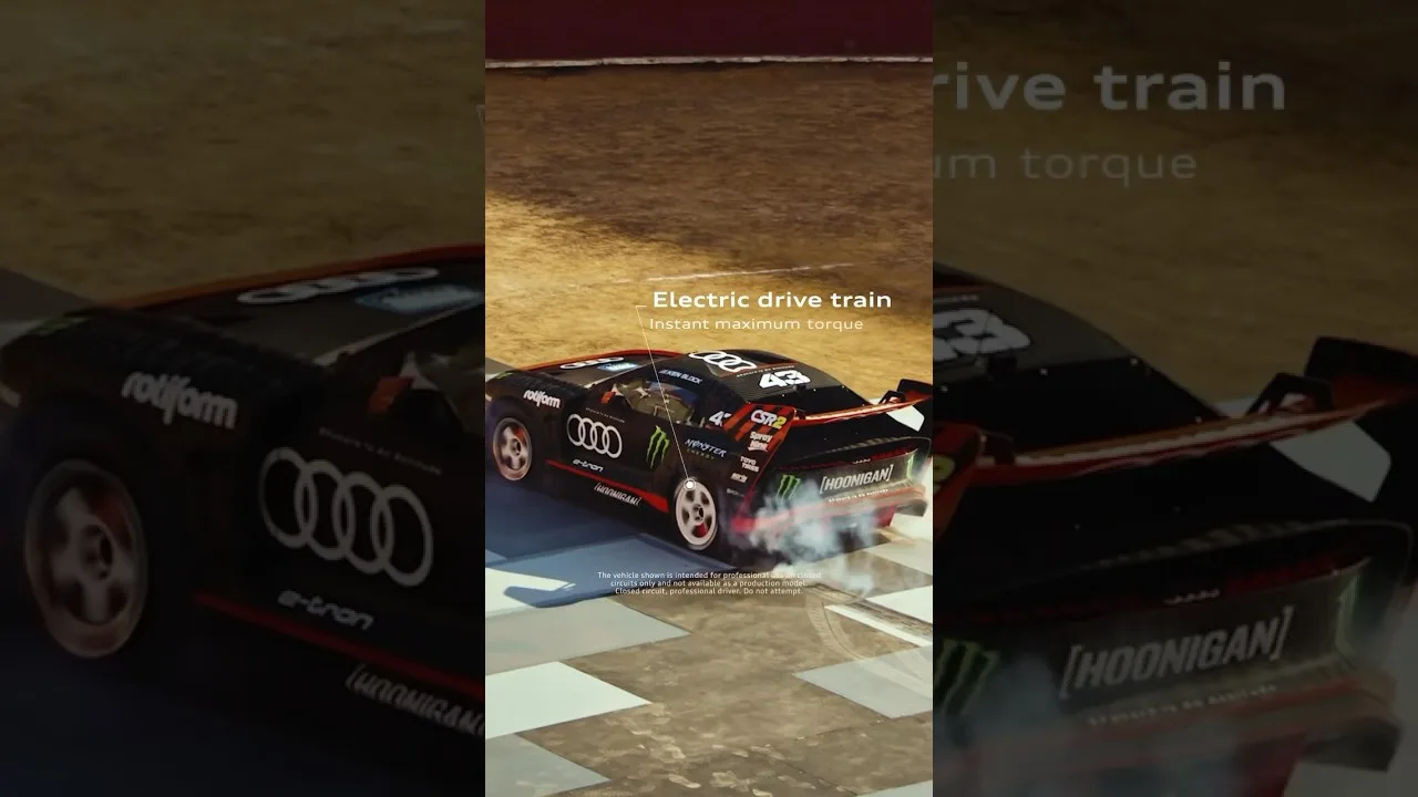 Audi S1 ​​e-tron quattro Hoonitron x KenBlock